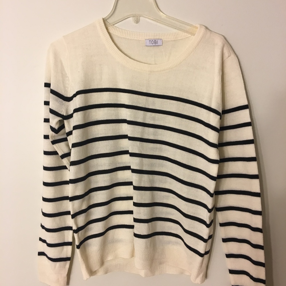 Tobi Striped Sweater - Picture 2 of 5
